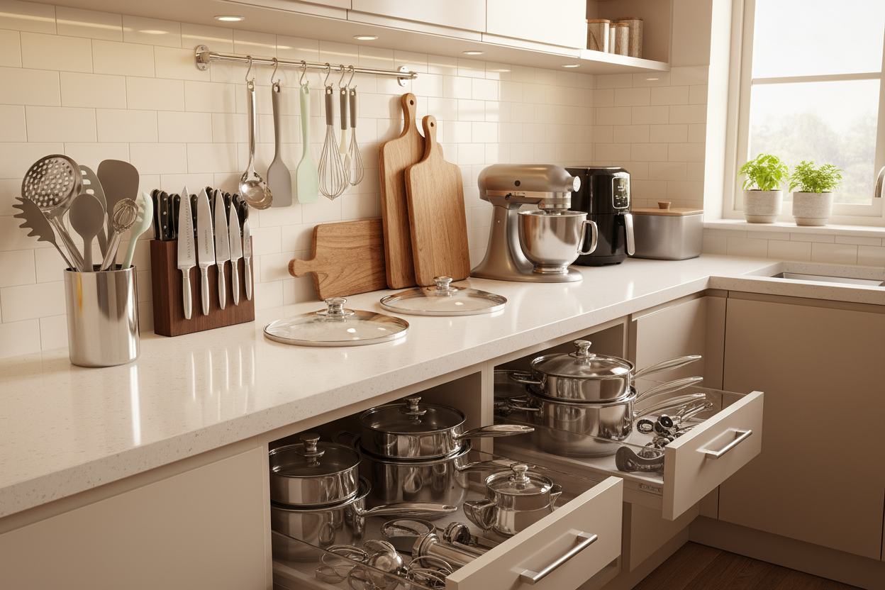 i want a pic od kitchen and home tools
